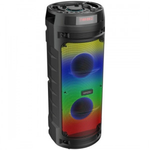 Ginzzu GM-219 {(V5.0), 50Вт, 150Гц- 18кГц, USB-flash, microSD-card, FM-радио, пульт ДУ,  батарея 3,6В/4500мАч, эквалайзер }
