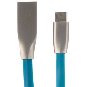 Cablexpert Кабель USB 2.0 CC-G-USBC01Bl-1M AM/Type-C, серия Gold, длина 1м, синий, блистер