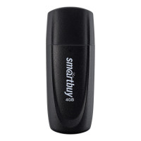 Smartbuy USB Drive 4GB Scout Black (SB004GB2SCK)