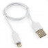 Гарнизон Кабель USB AM/Lightning, для iPhone5/6/7, IPod, IPad, 0.5м, белый, пакет (GCC-USB2-AP2-0.5M-W) Гарнизон Кабель USB AM/Lightning, для iPhone5/6/7, IPod, IPad, 0.5м, белый, пакет (GCC-USB2-AP2-0.5M-W)