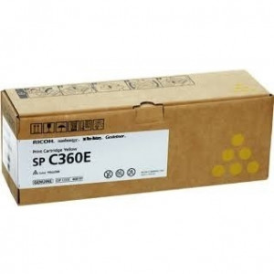 Ricoh 408191 Принт-картридж  SP C360E желтый {SPC360/361  (1500 страниц)}