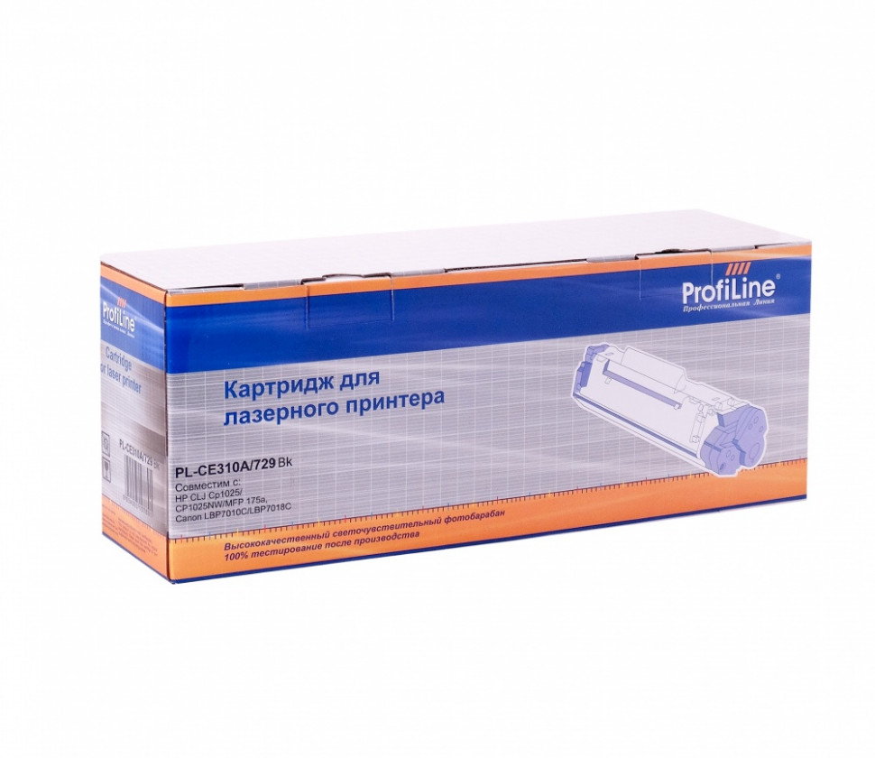 CE310A (HP 126A)/ CF350A (HP 130A)/ Canon 729 Картридж ProfiLine для HP CLJ CP1025/CP1025NW/MFP M175a/M175nw/M275/M176n/M177fw/ Canon LBP 7010/7010C/LBP7018C Black 1200 копий 
