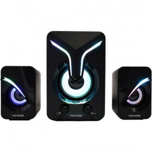 MICROLAB U270 Phenix черный {5 Вт + 3 Вт x2, Гармонические искажения: < 0,5% (1 Вт 1 кГц), Частотная характеристика: 20 Гц - 20 кГц, Чувствительность: 1000 мВ, Соотношение сигнал/шум: > 85 дБ, Раздел}