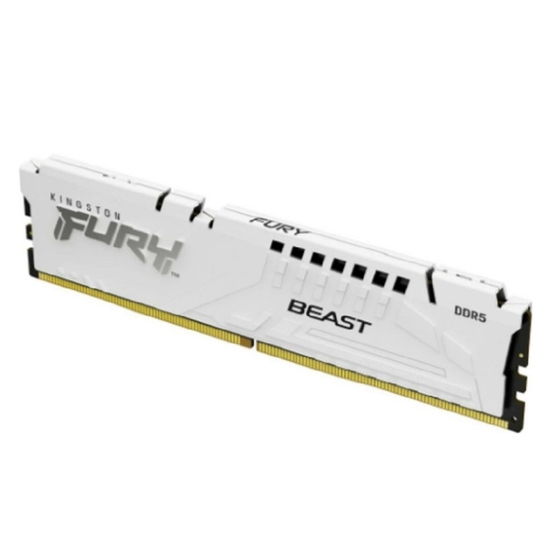 Модуль памяти Kingston 32GB DDR5 6000MHz DIMM FURY Beast White CL40