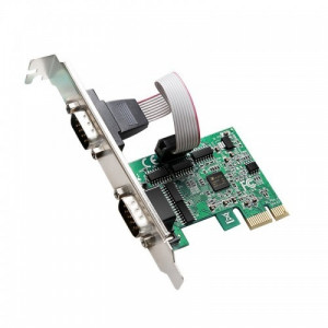KS-is KS-575 Контроллер PCIe COM RS232 x 2 											