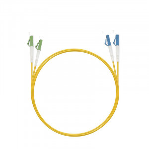 Cabeus FOP(d)-9-LC/APC-LC/UPC-2m Шнур оптический duplex LC/APC-LC/UPC 9/125 sm 2м LSZH