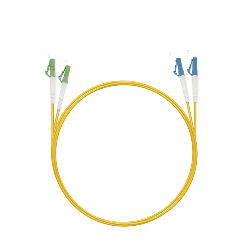 Cabeus FOP(d)-9-LC/APC-LC/UPC-2m Шнур оптический duplex LC/APC-LC/UPC 9/125 sm 2м LSZH