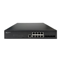 ORIGO OS5212P+/240W/A1A Управляемый L3 PoE-коммутатор 8x2.5GBase-T 802.3bt PoE, 4x10G SFP+, PoE-бюджет 240 Вт