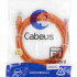 Cabeus PC-UTP-RJ45-Cat.5e-2m-OR-LSZH Патч-корд U/UTP, категория 5е, 2xRJ45/8p8c, неэкранированный, оранжевый, LSZH, 2м