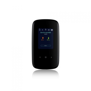 ZYXEL LTE2566-M634-EUZNV1F  Маршрутизатор LTE Cat.6 Wi-Fi (SIM card inserted), 802.11ac (2.4 and 5 GHz) up to 300 + 866 Mbps, support for LTE / 4G / 3G, color display, micro power USB, battery 