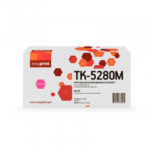 Тонер-картридж EasyPrint LK-5280M для Kyocera ECOSYS P6235cdn/M6235cidn/M6635cidn (11000 стр.) пурпурный, с чипом Тонер-картридж EasyPrint LK-5280M для Kyocera ECOSYS P6235cdn/M6235cidn/M6635cidn (11000 стр.) пурпурный, с чипом