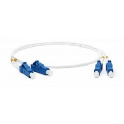 Hyperline FC-D2-9A1-LC/UR-LC/UR-H-100M-LSZH-WH Патч-корд волоконно-оптический (шнур) SM 9/125 (G.657), LC/UPC-LC/UPC, 2.0 мм, duplex, LSZH, 100 м			