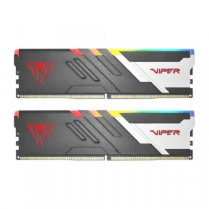 Память DDR5 2x32Gb 5600MHz Patriot PVVR564G560C40K Viper Venom RGB RTL Gaming PC5-44800 CL40 DIMM 288-pin 1.35В kit с радиатором Ret
