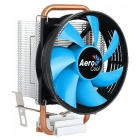 Устройство охлаждения(кулер) Aerocool Verkho 1-3P Soc-FM2+/AM2+/AM3+/AM4/1150/1151/1155 3-pin 28dB Al+Cu 100W 280gr Ret