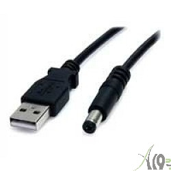 Кабель USB 2.0 Pro Gembird/Cablexpert, AM/DC 3,5мм (для хабов), 1.8м, экран, черный (CC-USB-AMP35-6)