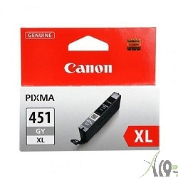 Canon CLI-451XLGY 6476B001 Картридж для PIXMA iP7240, MG5440, 6340, Серый, 780стр.