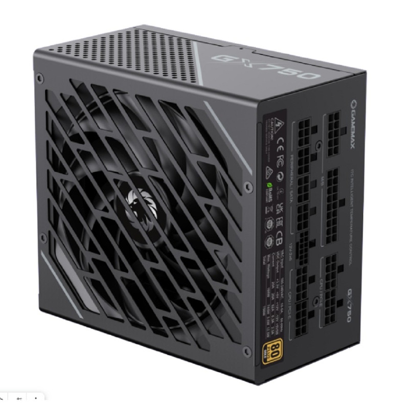GameMax Блок питания ATX 750W GX-750 PRO 5.0 Black (ATX3.0, PCIe5.0)
