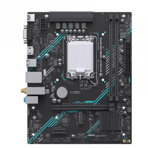 MAXSUN MS-H610M 666 WIFI6 (Socket 1700, mATX, 2*DDR4, VGA+HDMI, 4*SATA3, 1*M.2, 1*PCIEx16/1*PCIEx1, 3*USB2.0, 2*USB 3.2 Gen1, LAN 1*1G, Bluetooth,  Wi-Fi 802.11ax, RTL)
