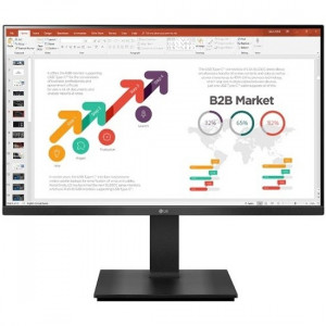 LCD LG 23.8" 24BP450Y-B {IPS 1920x1080 75Hz 5ms 250cd 1000:1 250cd 178/178 1000:1 D-Sub HDMI DisplayPort Pivot}