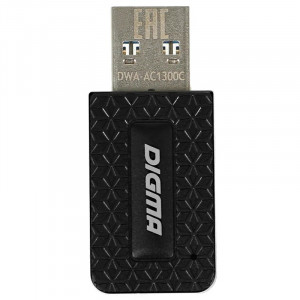 Digma DWA-AC1300C Net Adapter WiFi AC1300 USB 3.0 (ant.int) 1ant. (pack:1pcs)