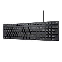 Клавиатура Filum FL-KB15-BK USB 108 кл., мембранная, черная, Windows XP/Vista/7/8/10, MacOS	