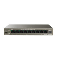 TENDA TEG1110PF-8-102W Коммутатор настольный 9-Ports 10/100/1000 Base-T + 1-Port 1000 Base-X SFP 8-Ports PoE(PoE бюджет 92W) TENDA TEG1110PF-8-102W Коммутатор настольный 9-Ports 10/100/1000 Base-T + 1-Port 1000 Base-X SFP 8-Ports PoE(PoE бюджет 92W)