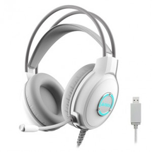 Наушники с микрофоном A4Tech Fstyler FH300U белый 2м мониторные USB оголовье (FH300U WHITE)