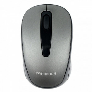 Гарнизон Мышь беспров. GMW-450-1, чип X4, серый, 1000 DPI, 2 кн.+ колесо-кнопка