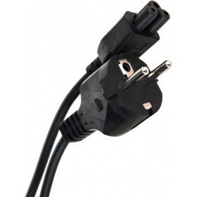 Telecom TE022-CU0.5-1.8M Кабель питания для ноутбуков 3-pin, с заземлением, 220V (EURO) (прямой) 1.8м,медь, Telecom <TE022-CU