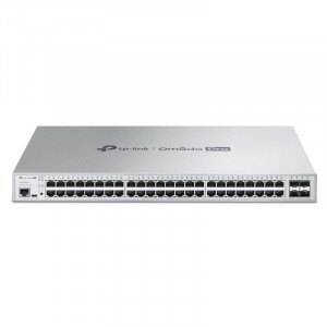 TP-Link S5500-48GP4XF Управляемый коммутатор Omada Pro уровня 2+ с 48 гигабитными портами PoE+ и 4 портами SFP+