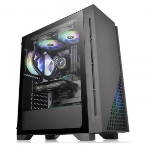 Корпус Thermaltake H330 TG черный без БП ATX 5x120mm 4x140mm 2x200mm 2xUSB2.0 1xUSB3.0 audio bott PSU [CA-1R8-00M1WN-00]