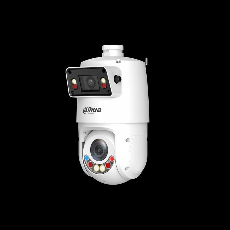 DAHUA DH-SDT4E225-4F-GB-A-PV1-0280-S2 Уличная купольная PTZ IP-видеокамера 1/2.8" 4Мп CMOS ИК 30м, Led 30м (панорамный модуль) 1/2.8" 2Мп CMOS ИК 100м, Led 50м, WDR 120дБ (PTZ-модуль) Видеоаналитика: 