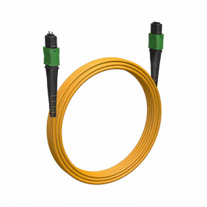 Cabeus FOP-9-12-MPO(F)-12-MPO(M)-B-1m Кабельная сборка MPO(F) -MPO(M)-12 волокон 9/125 OS2, 1 m, полярность В