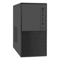 Exegate EX299235RUS Корпус Minitower ExeGate BAA-308M-UNS500 (mATX, БП UNS500 с вент. 12см, 2*USB, HD Audio, черный)