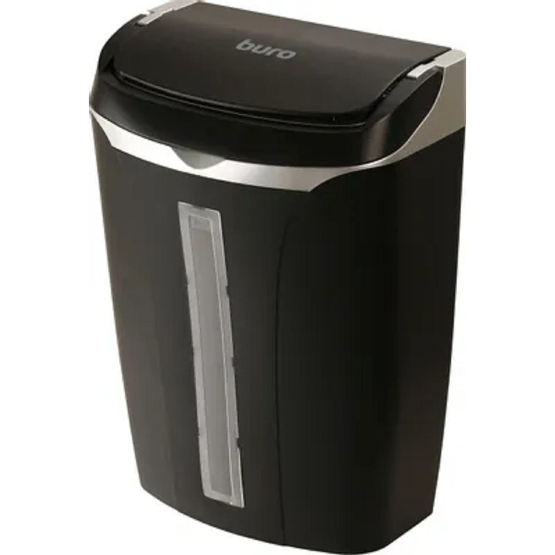 Шредер Buro Home BU-S700AF черный с автоподачей (секр.P-4)/фрагменты/50лист./14лтр./карты/скрепки/скобы/CD диски {1995556}