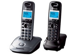 Panasonic KX-TG2512RU1 {Доп трубка в комплекте, АОН, Caller ID, спикерфон, полифония}