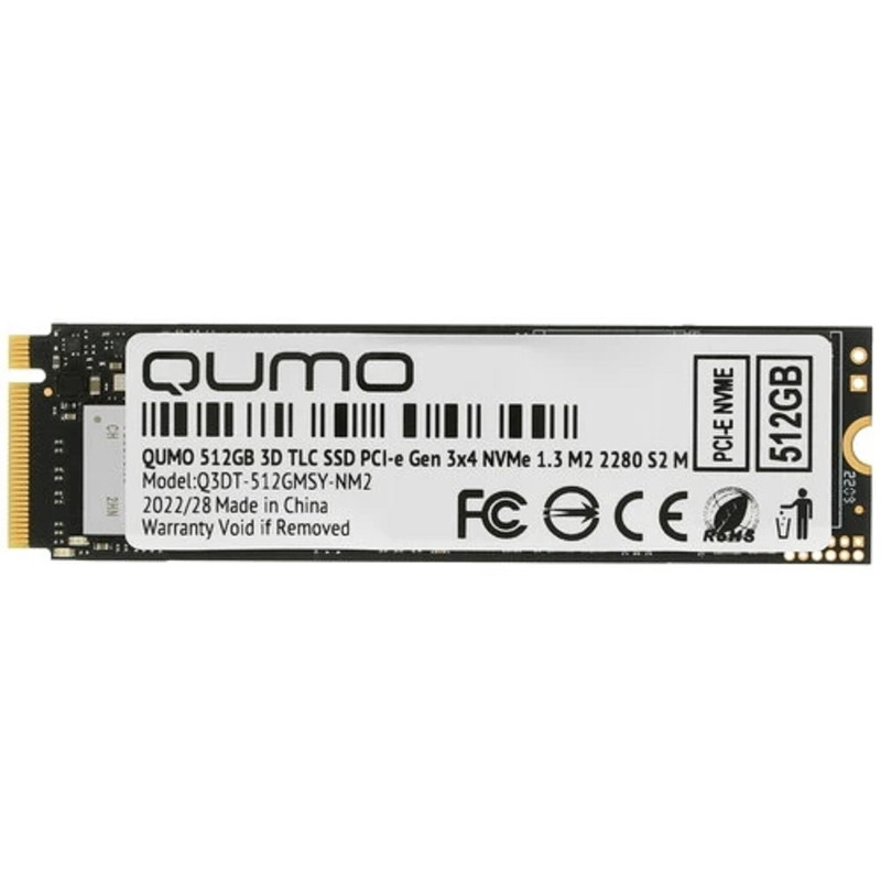 QUMO M.2 SSD 512GB QM Novation Q3DT-512GMSY-NM2 QUMO M.2 SSD 512GB QM Novation Q3DT-512GMSY-NM2