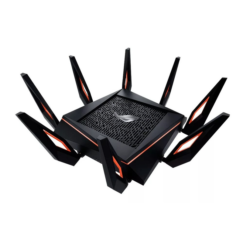 Asus GT-AX11000 Tri-band WiFi 6(802.11ax) Gaming Router –World's first 10 Gigabit Wi-Fi router with a quad-core processor, 2.5G gaming port, DFS band, wtfast, Adaptive QoS, AiMesh for mesh wifi system