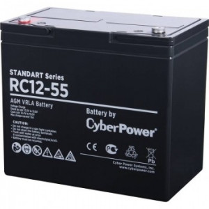 CyberPower Аккумулятор RC 12-55 12V/55Ah