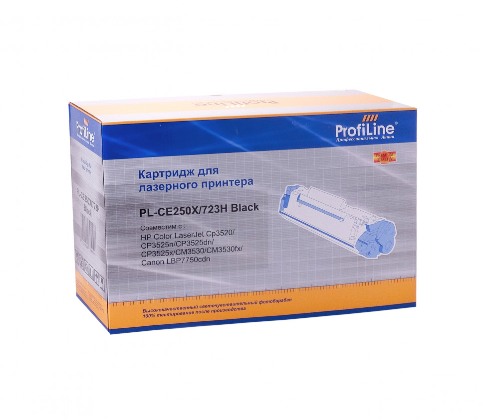 CE250X (HP 504X) / Canon 723 H Картридж ProfiLine для HP Color LaserJet CP3520/CP3525n/CP3525dn/CP3525x/CM3530/CM3530fx/ Canon LBP7750cdn Black (10 500 копий)