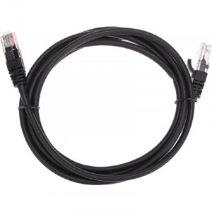 Rexant (02-0102-2) Патч-корд U/UTP, CAT 5e, RJ45-RJ45, 26AWG, LSZH, черный, 2м
