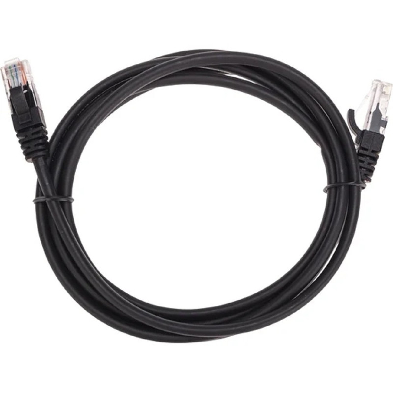 Rexant (02-0102-2) Патч-корд U/UTP, CAT 5e, RJ45-RJ45, 26AWG, LSZH, черный, 2м