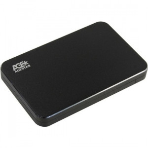 USB 3.0 Внешний корпус 2.5" SATA AgeStar 3UB2A18 (BLACK), алюминий+пластик, черный