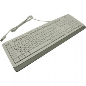 Клавиатура A4Tech Fstyler FK10, белый/серый, USB