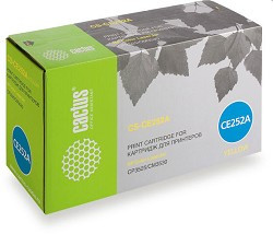 CE252A_CACTUS Картридж (CS-CE252A) для LaserJet CP3525/CM3530, желтый