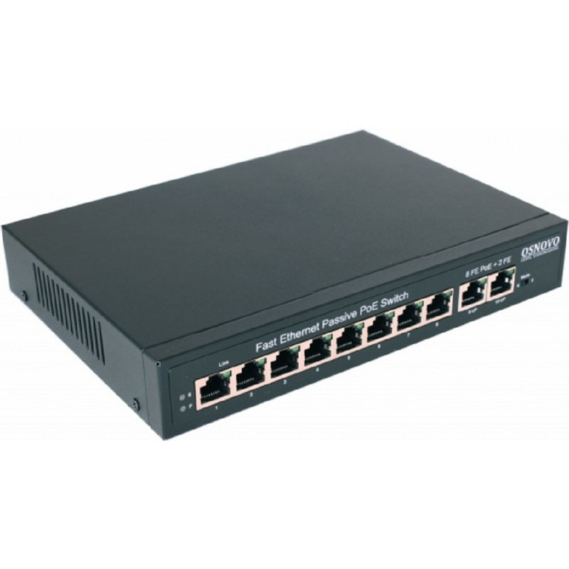SW-21000/A(120W) Passive PoE коммутатор Fast Ethernet на 10 портов. SW-21000/A(120W) Passive PoE коммутатор Fast Ethernet на 10 портов.