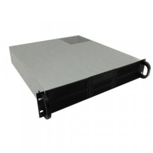 Procase Корпус 2U server case,4x5.25+2HDD,черный,без блока питания(PS/2,mini-redundant),глубина 450мм,mATX 9.6"x9.6"