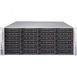 Supermicro CSE-847E2C-R1K23JBOD Корпус компьютерный 4U SAS3 JBOD storage chassis/24 front + 20 rear 3.5" hot-swap SAS3/Redundant 1200W