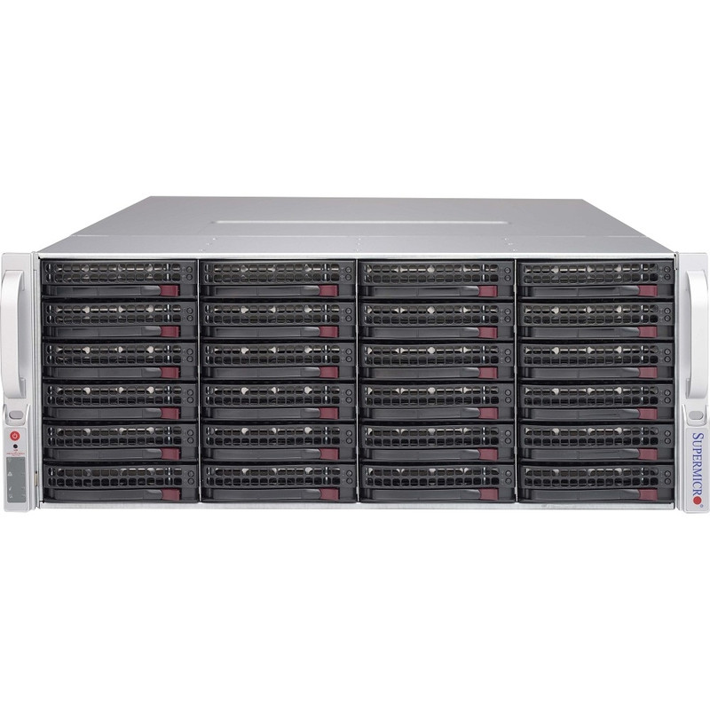 Supermicro CSE-847E2C-R1K23JBOD Корпус компьютерный 4U SAS3 JBOD storage chassis/24 front + 20 rear 3.5" hot-swap SAS3/Redundant 1200W