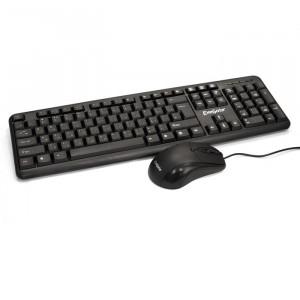 Exegate EX287139RUS Комплект проводной ExeGate Professional Standard Combo MK120 OEM (влагозащищенная кл.104кл+мышь 1000 3кн.,USB, 1,5 м.)